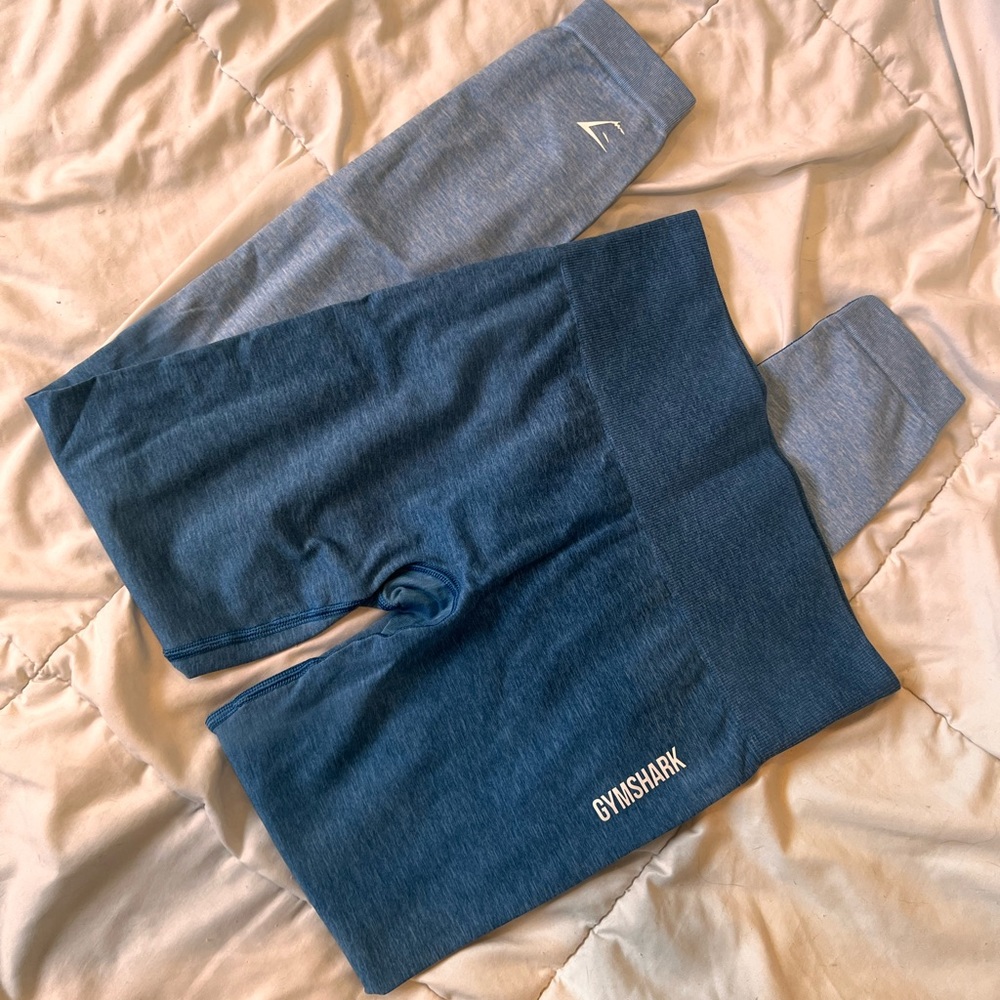 Gymshark Blue Ombré Seamless Leggings Size Small